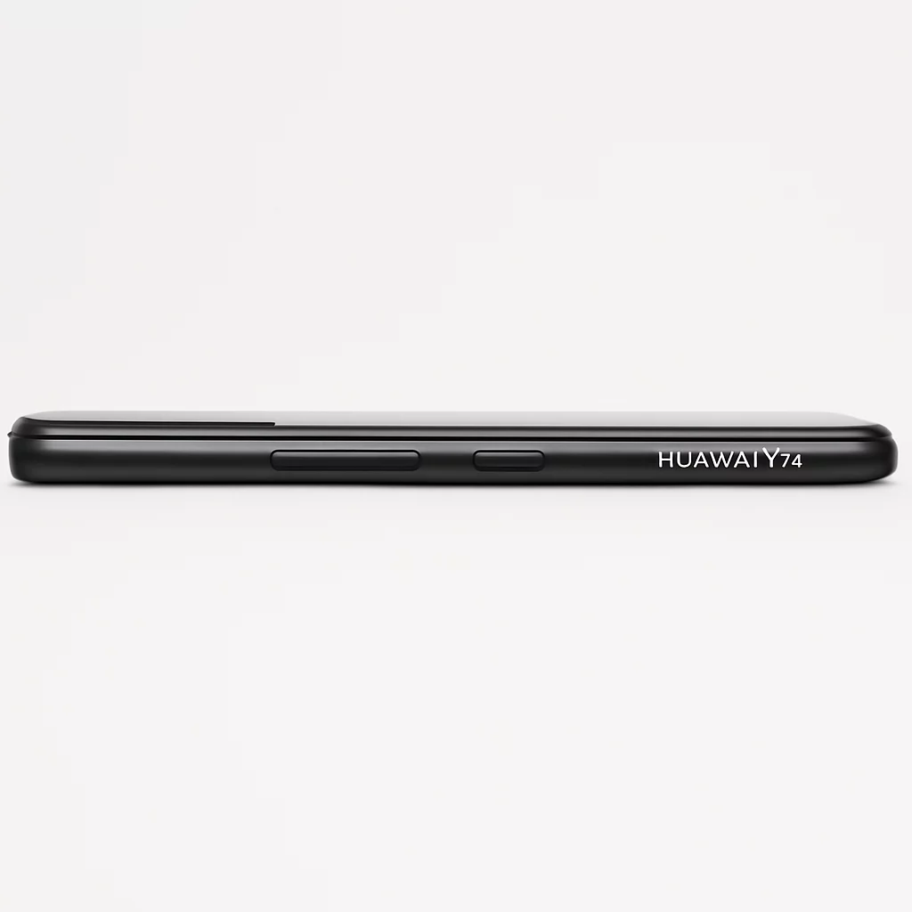 NÉO[4/5] Huawei Y7a - Vue latérale nette du téléphone exact montrant les boutons, les connecteurs et l’épaisseur apparente, sans ajouter d’élément absent du produit.